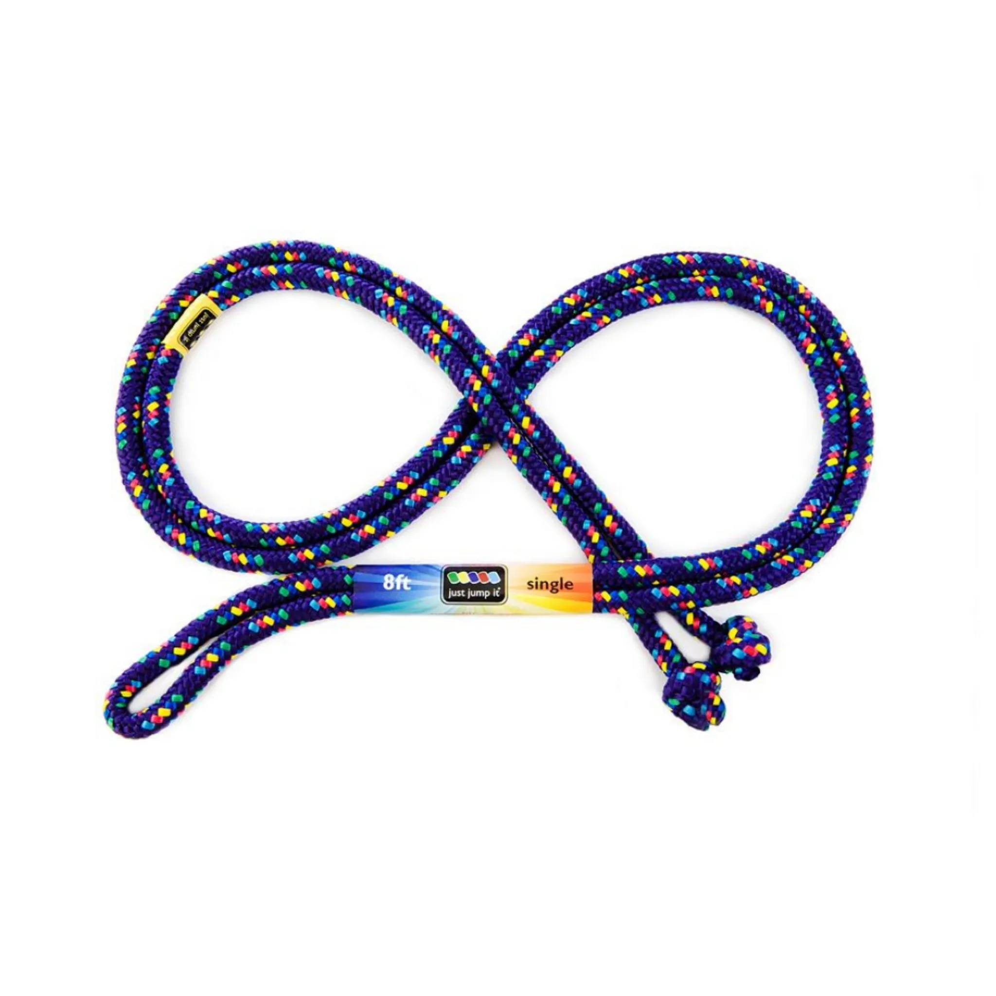 8' Confetti Single Jump Rope - Lots of Color Choices