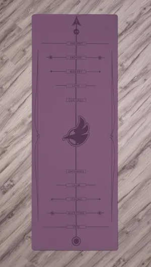 Affirmation Fitness | Yoga Mat - Purple