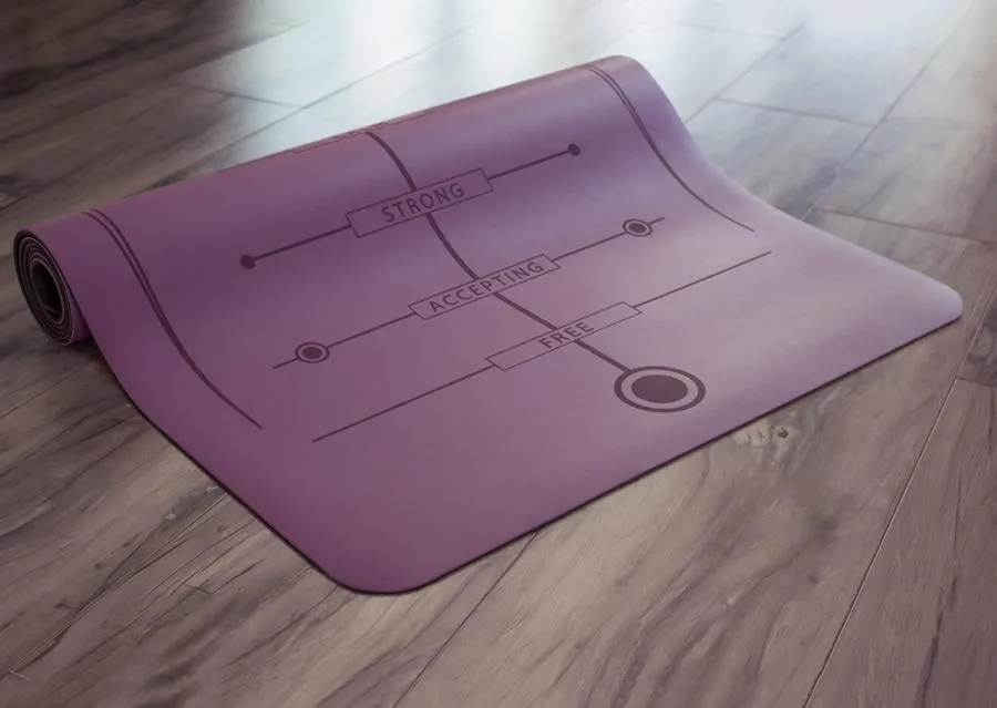 Affirmation Fitness | Yoga Mat - Purple