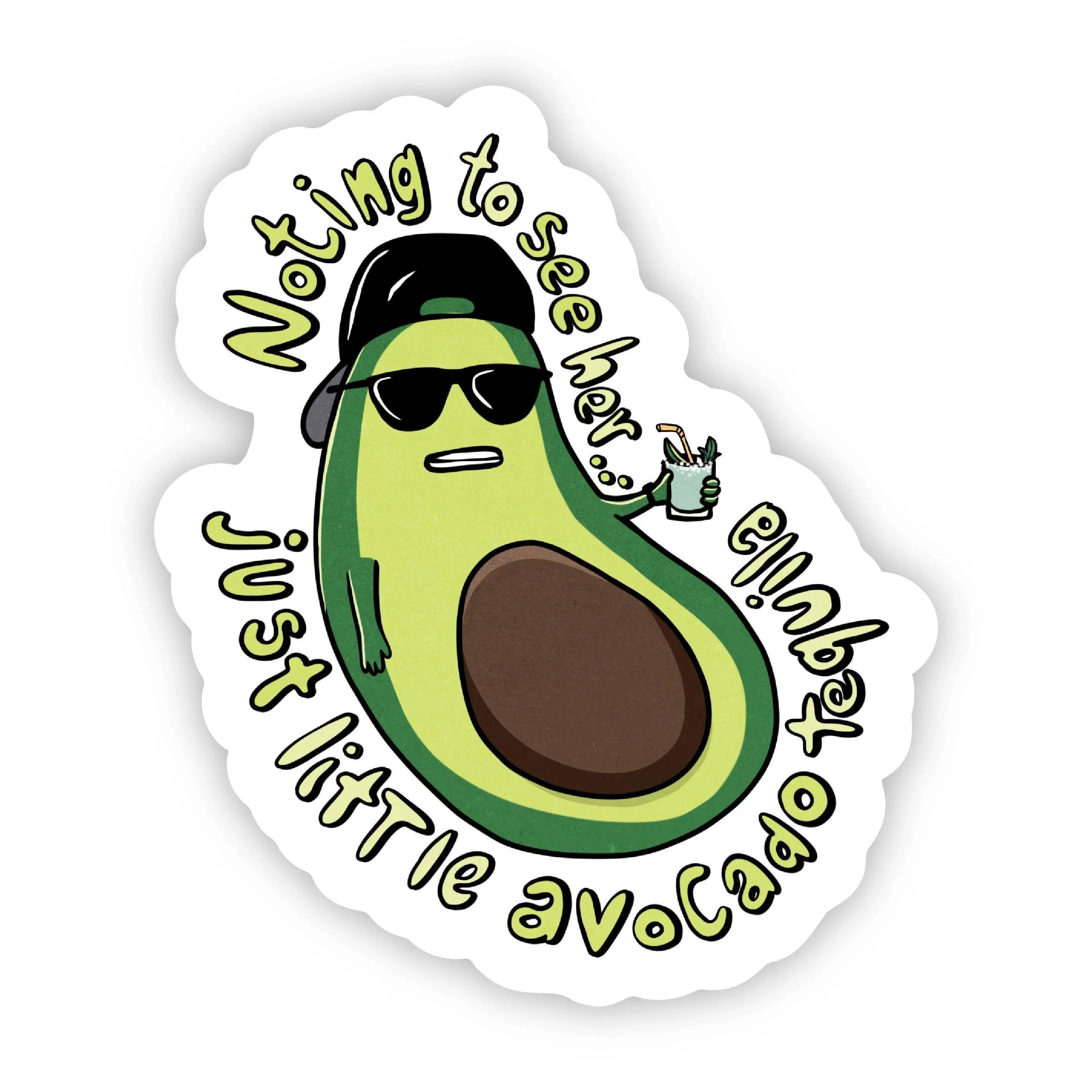 Avocado Tequila Sticker