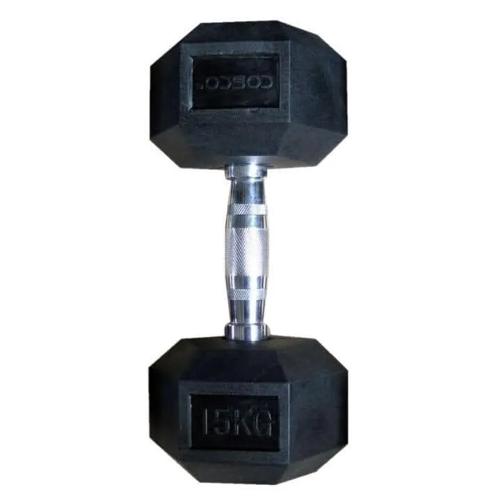 Best Quality Hexa Dumbbells Made with Cancer Free Material per 1pc