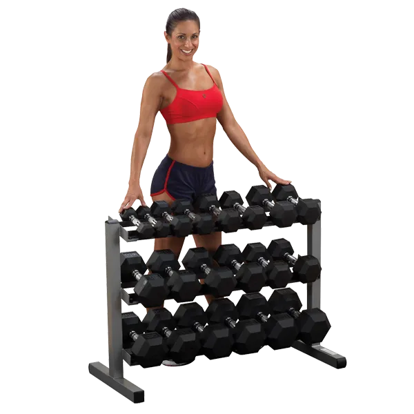 Body-Solid GDR363 40" Wide 3 Tier Dumbbell Rack