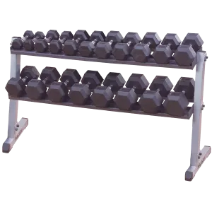 Body-Solid GDR60 62" Wide 2 Tier Dumbbell Rack