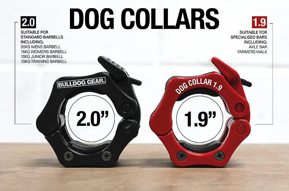 Bulldog Gear - Barbell Weight Dog Collars 2.0