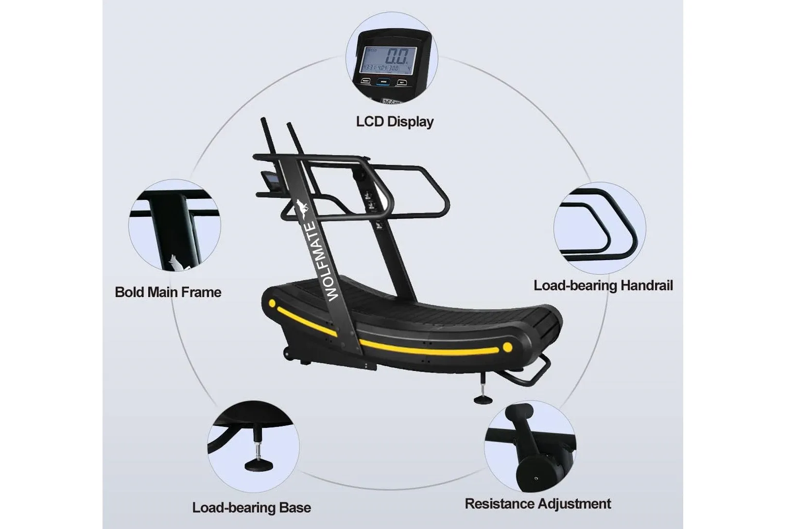 California Fitness Curvemill Treadmill