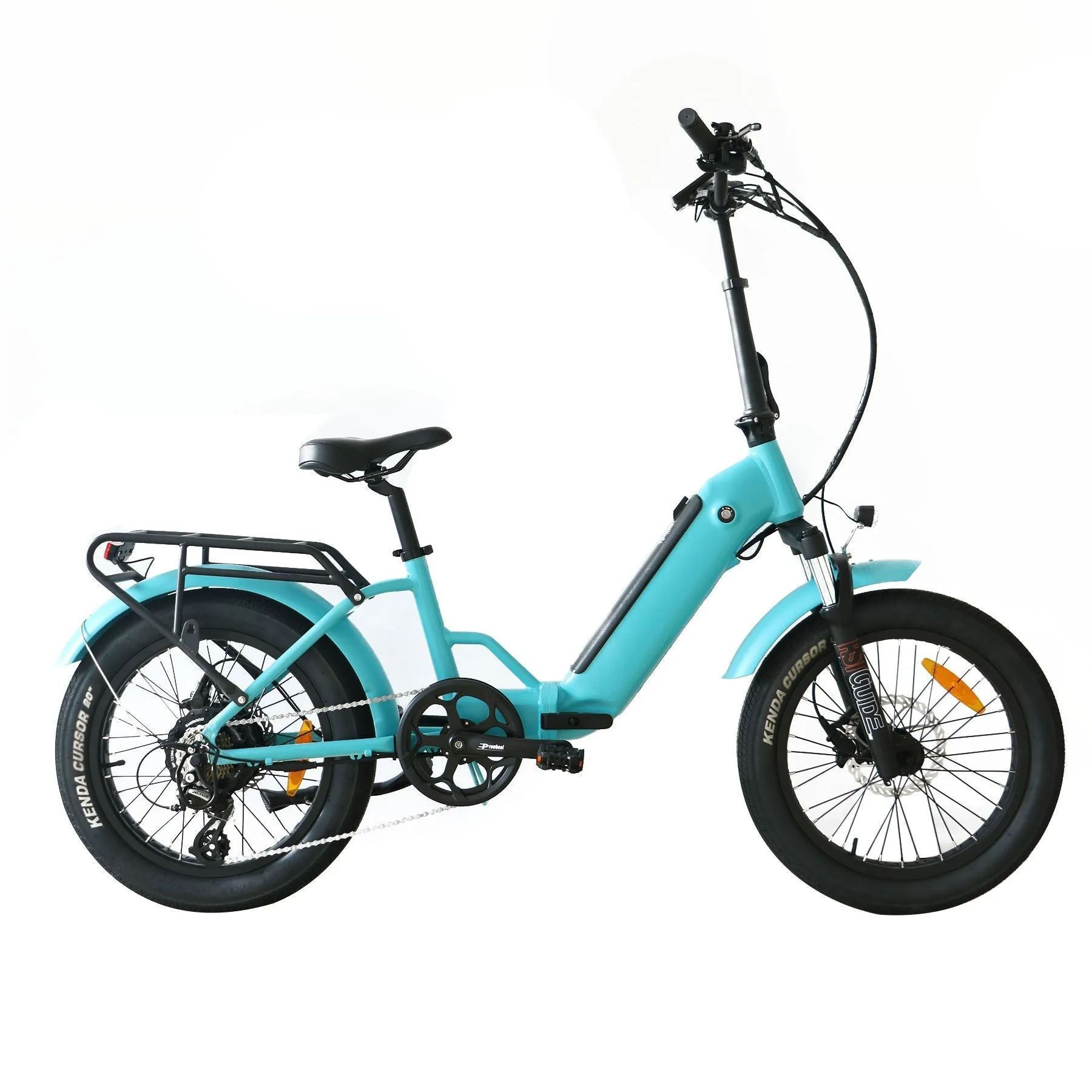 Coastal Cruiser 48V 750w Fat Tire Folding Step Thru Electric Bike