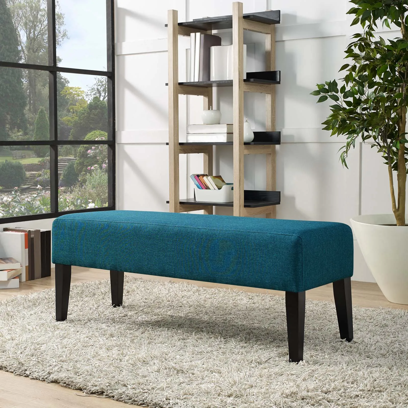 Connect Upholstered Fabric Bench