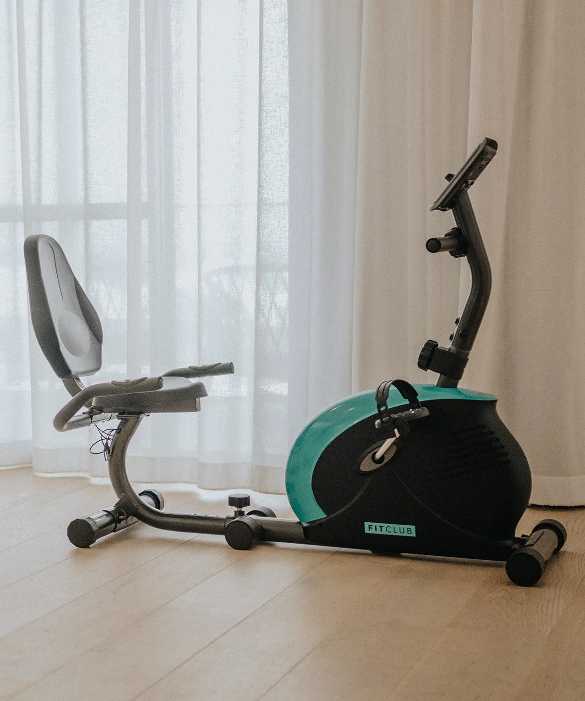 FitClub Recumbent Exercise Bike