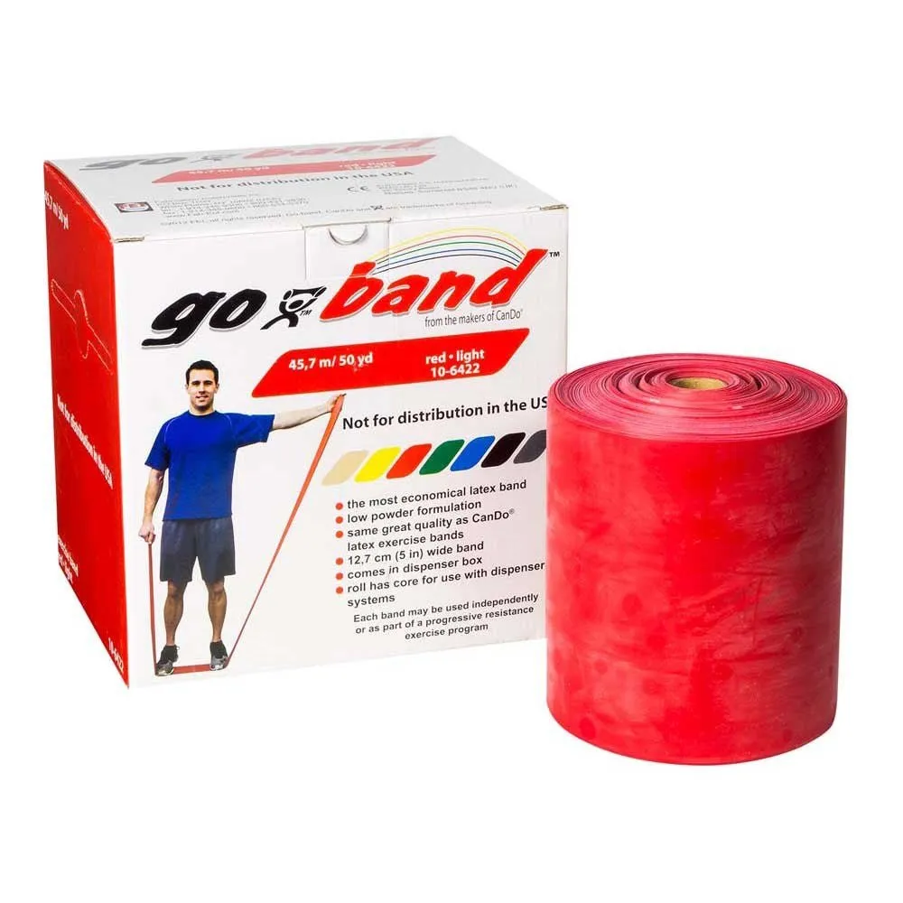 Go Band Resistance Exercise Bands Comparable to Cando® Band Quality