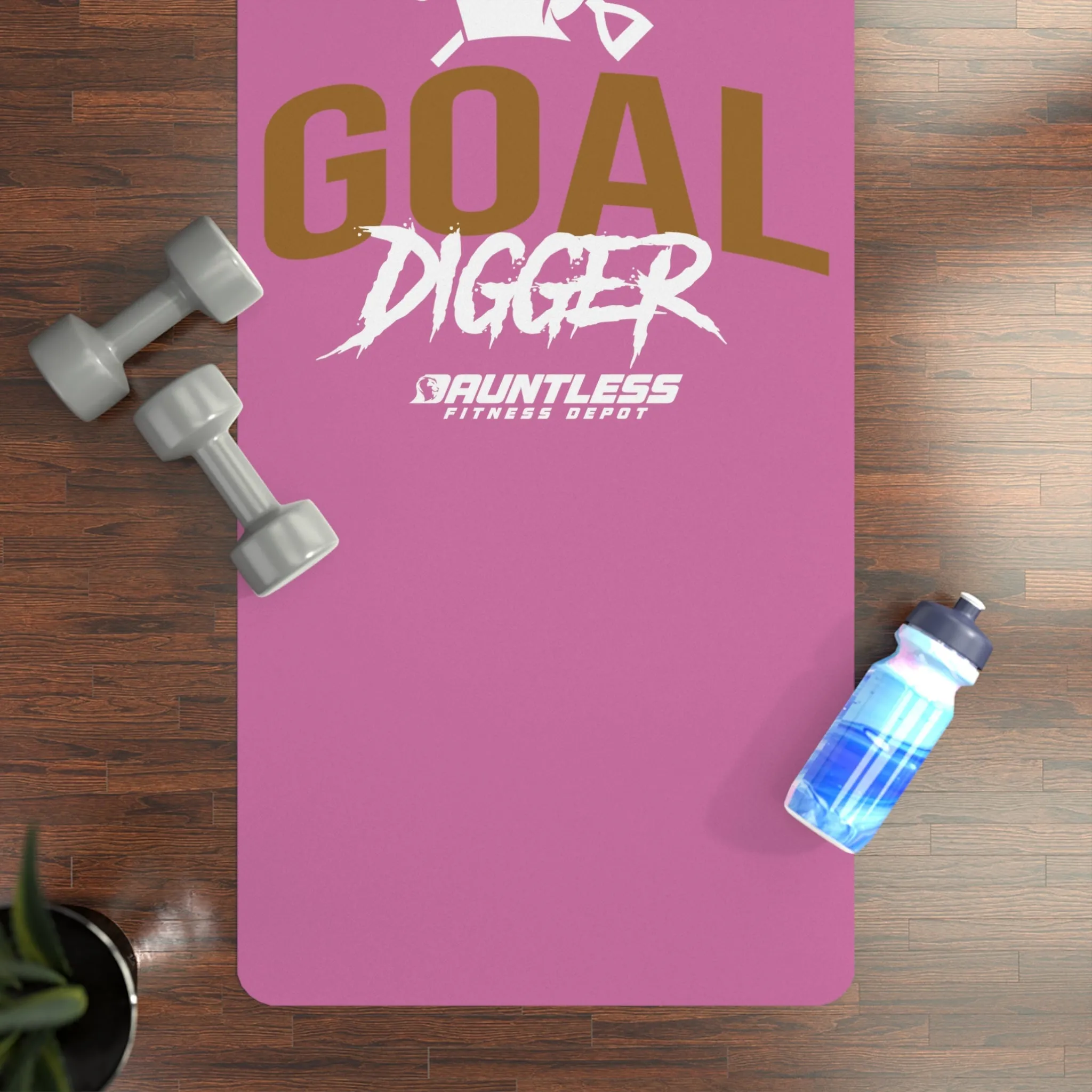 Goal Digger Rubber Yoga Mat