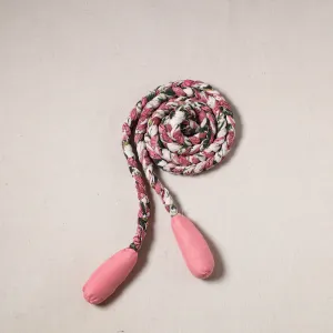 Handmade Upcycled Fabric Skipping Jump Rope 47