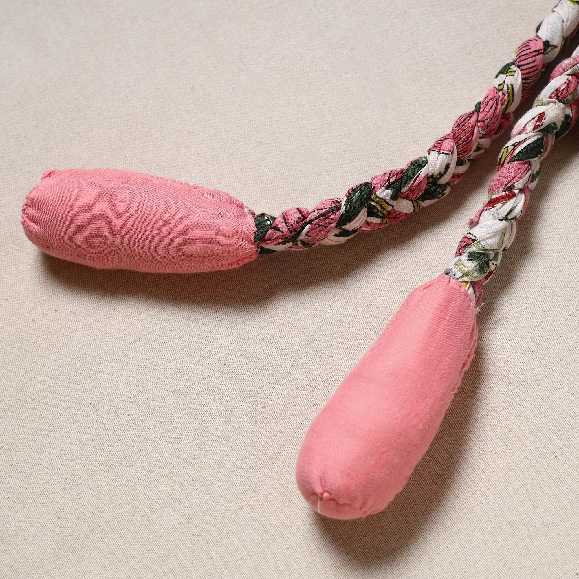 Handmade Upcycled Fabric Skipping Jump Rope 47