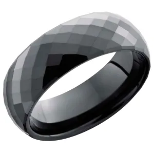 Lashbrook Black Tungsten Men's Wedding Band