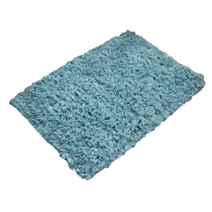 Moda Petal Poly/Cotton Bath Rug - 20" x 30" – Blue