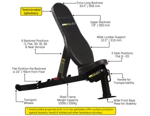 MX Select Adjustable Training Bench