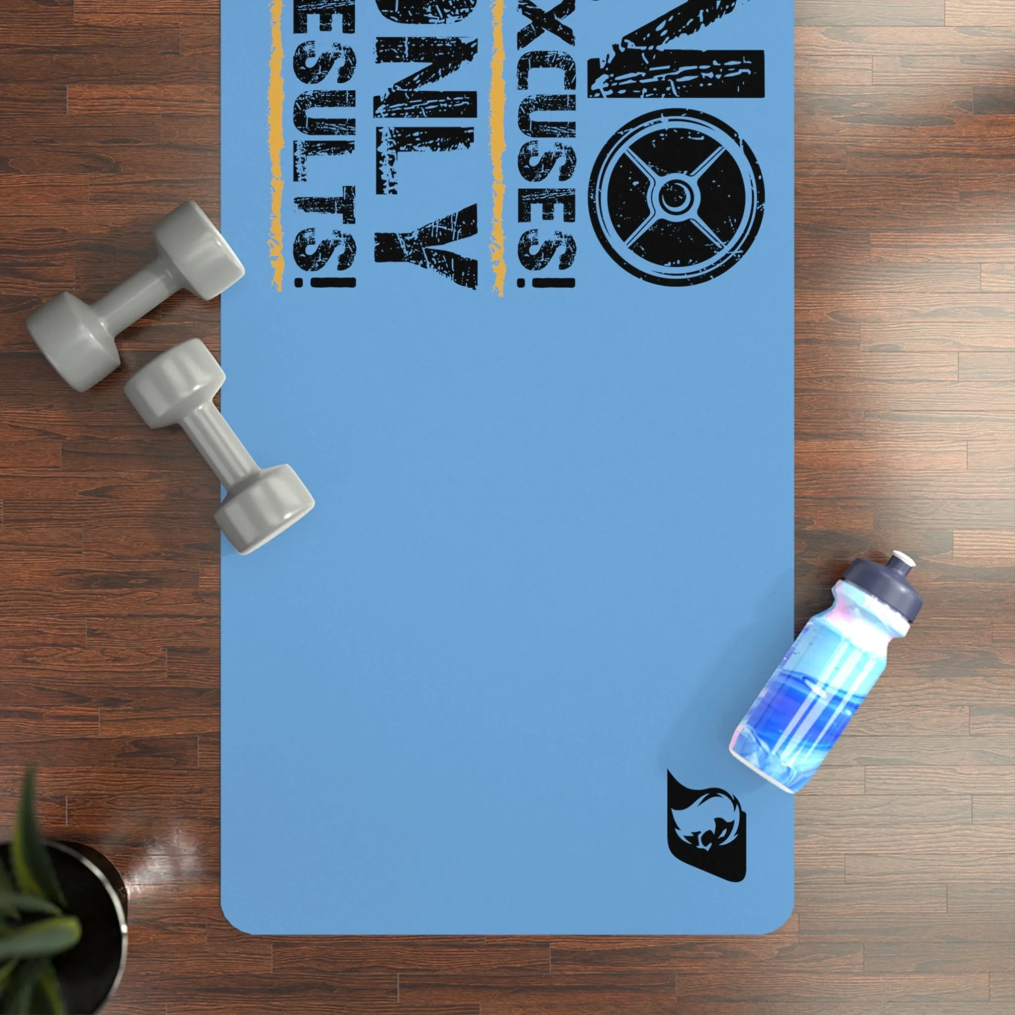 No Excuses Rubber Yoga Mat