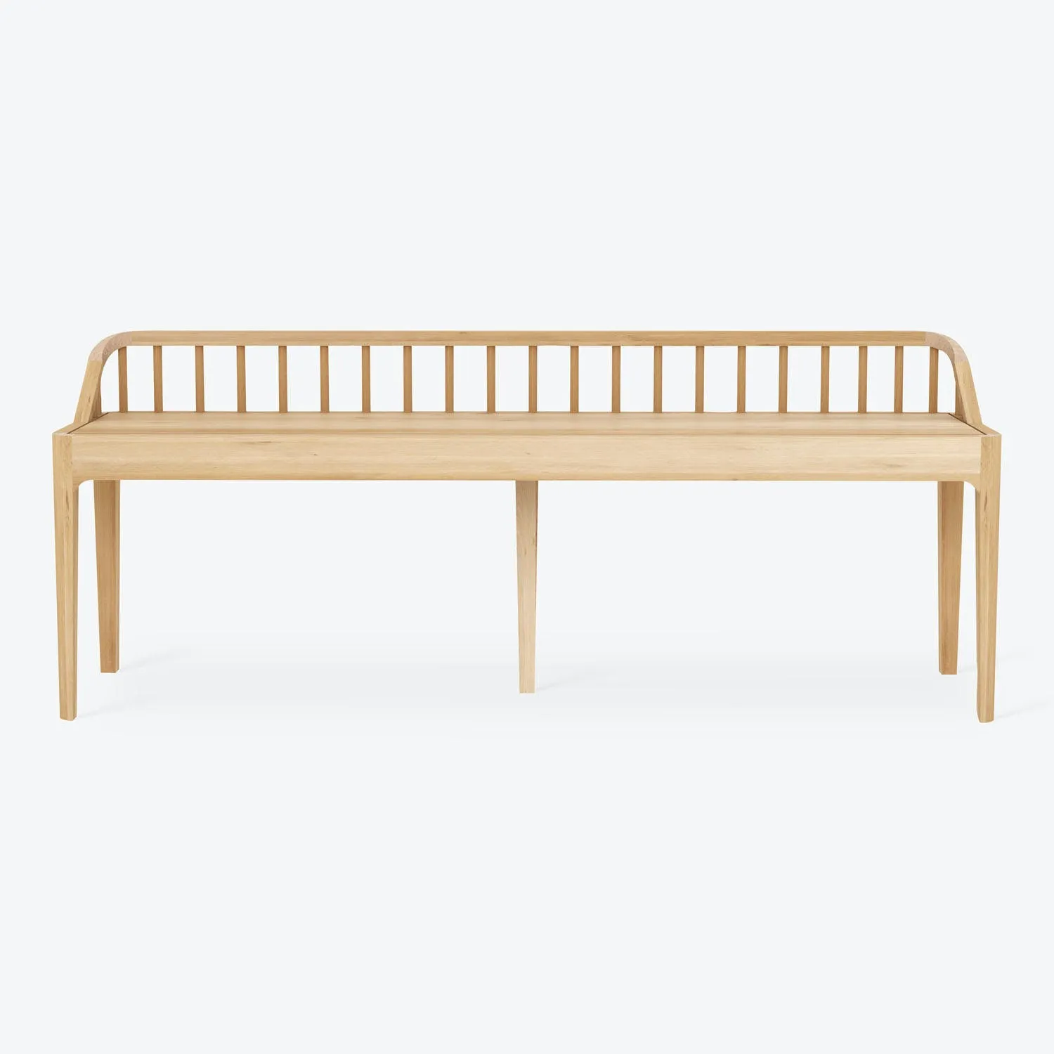 Oak Spindle Bench