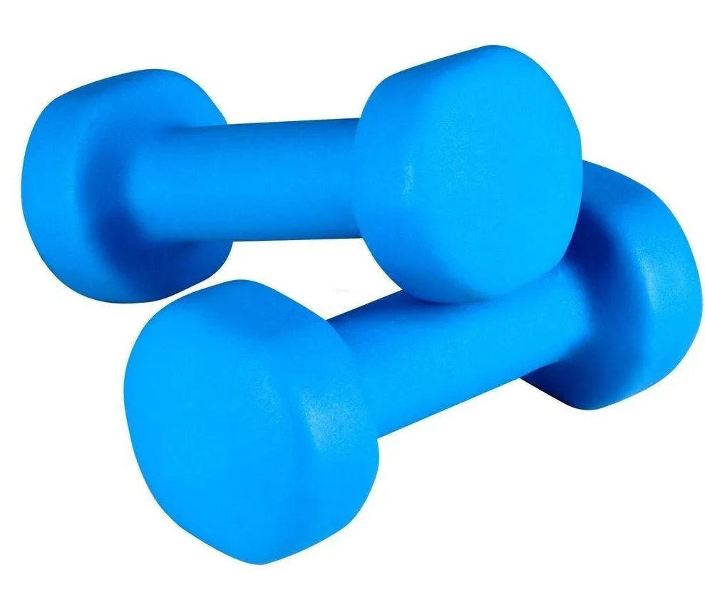 Pair of Aerobic Rubber Dumbbell