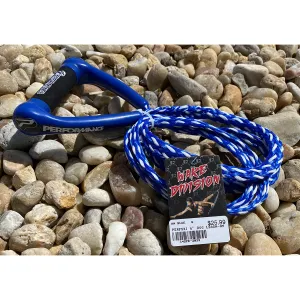 Performance Ski and Surf 6 Dog Leash - AM Blue-White