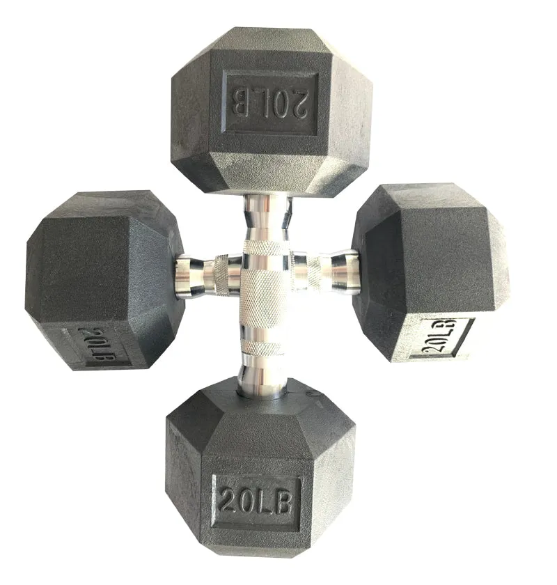 Rubber Hex Dumbbells (Pairs) $1.19/lb