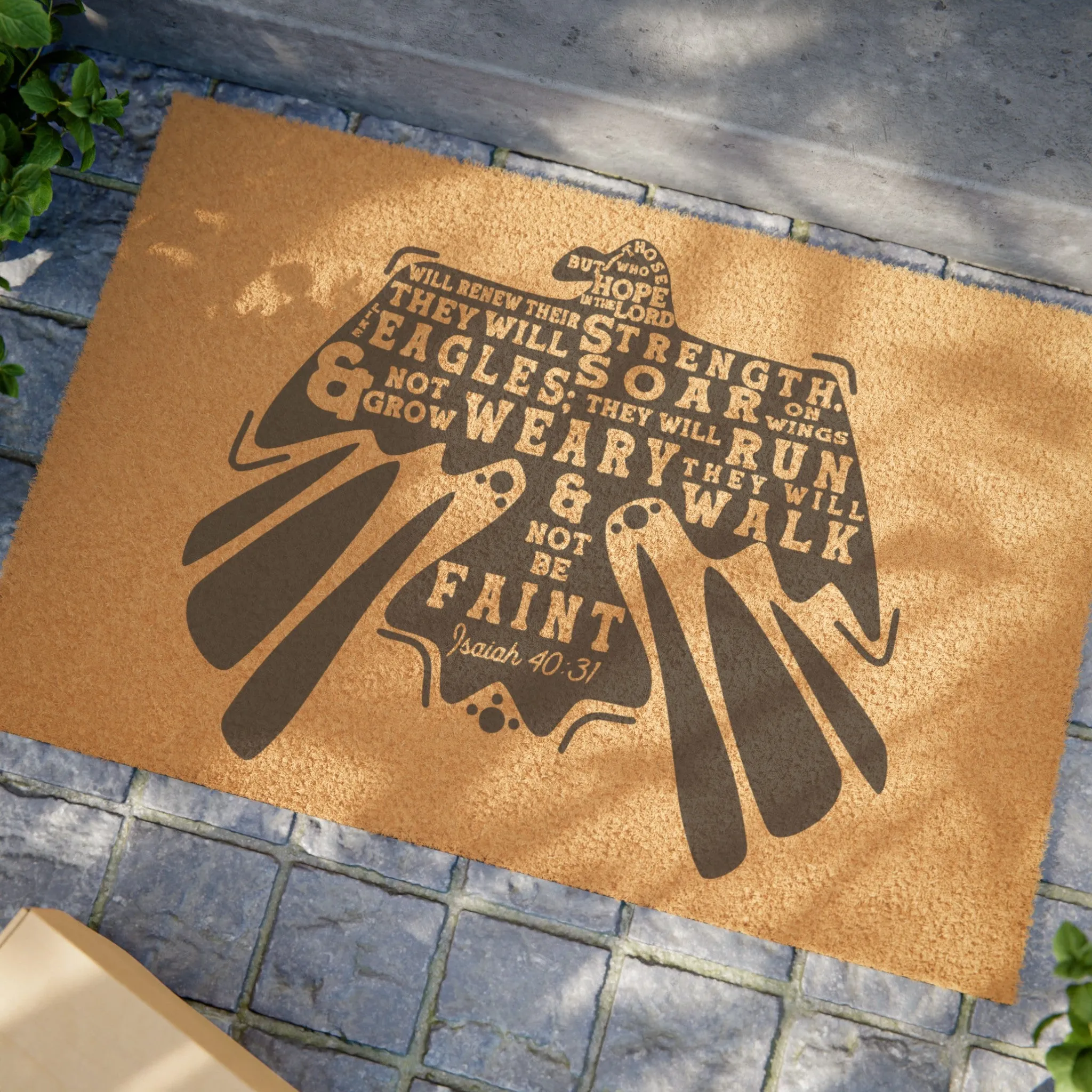 Soar with Eagles Doormat