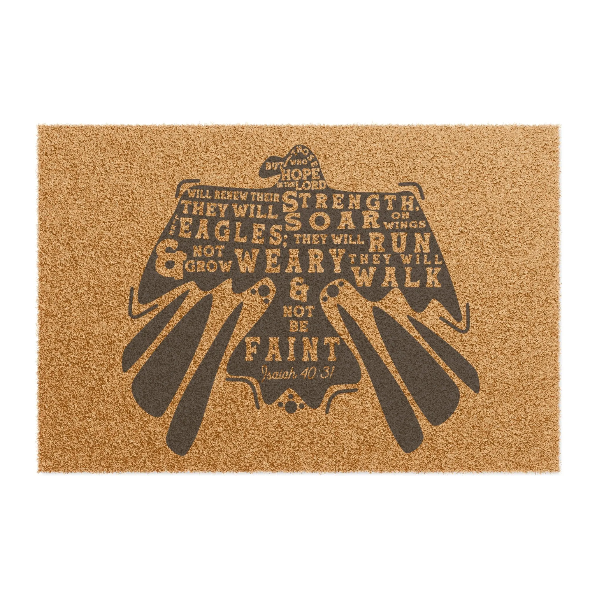 Soar with Eagles Doormat