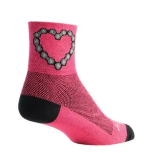 SockGuy Chain Luv 3" Cuff Cycling Sock