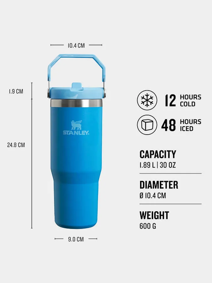 Stanley Ice Flow Flip Straw Tumbler Bottle (0.89L)