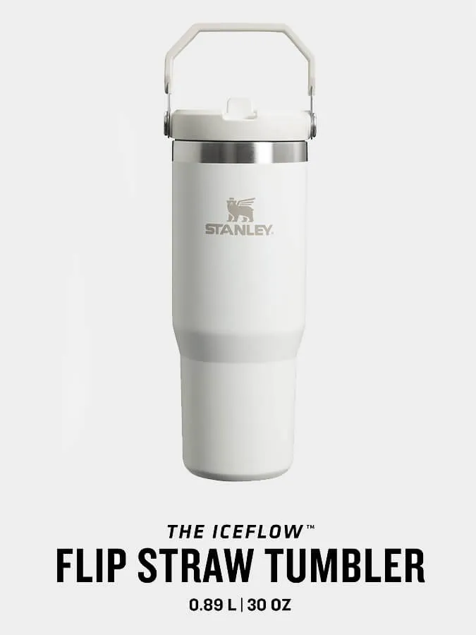 Stanley Ice Flow Flip Straw Tumbler Bottle (0.89L)