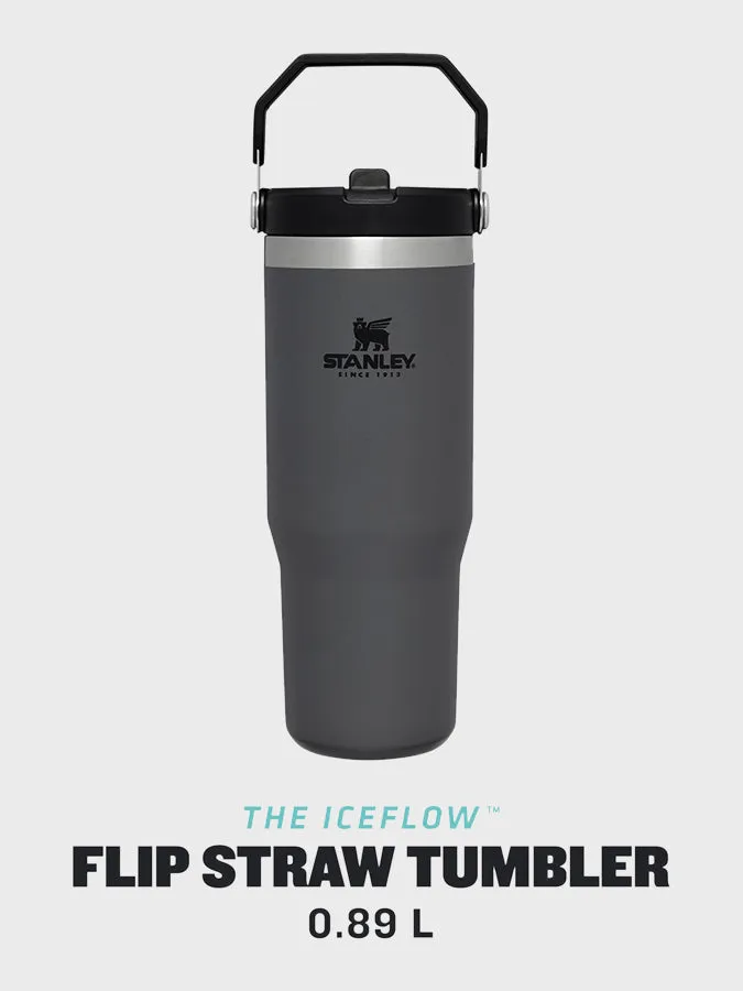 Stanley Ice Flow Flip Straw Tumbler Bottle (0.89L)