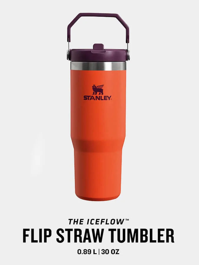 Stanley Ice Flow Flip Straw Tumbler Bottle (0.89L)