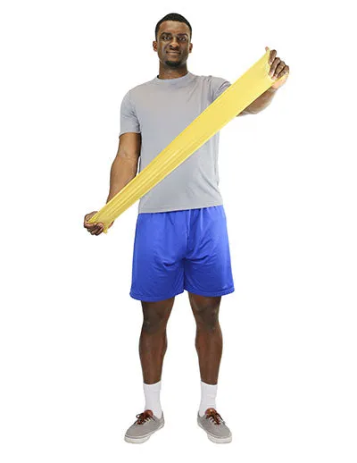 Sup-R Band Latex Free Exercise Band - 5-foot Singles, Yellow - x-light