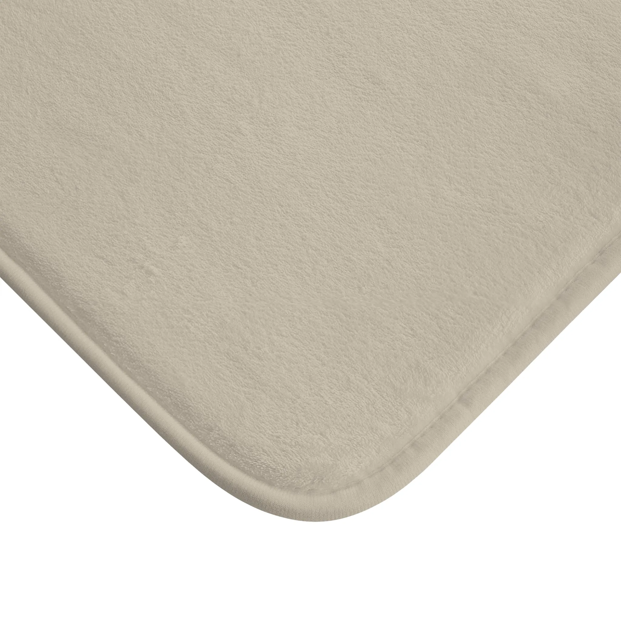 Tan Accent Color, Memory Foam Bath Mat - Cozy Bathroom Essential