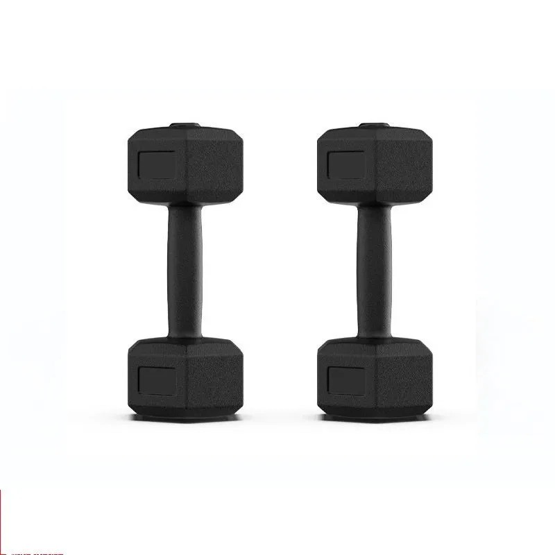 Unisex Dumbells Arm Muscle Training Household Rubberized Fitness Equipment