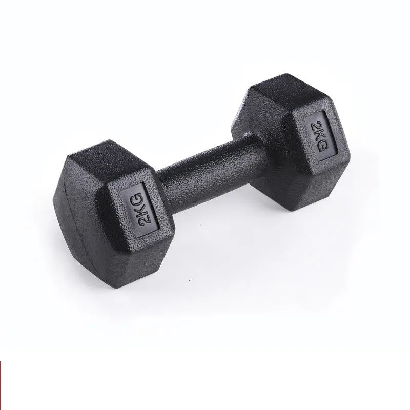 Unisex Dumbells Arm Muscle Training Household Rubberized Fitness Equipment