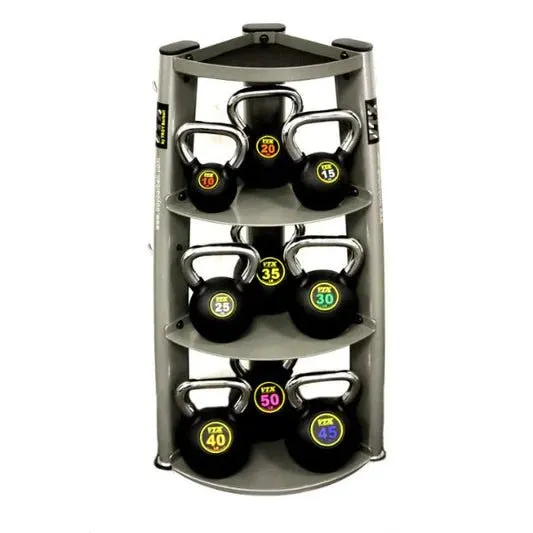 Vertical Kettlebell & Accessory Storage Rack Corner or Freestanding GKBR-3