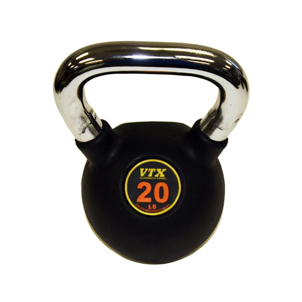 VTX 8 lbs to 25 lbs 5 piece Club Kettlebell Set with Vertical Rack