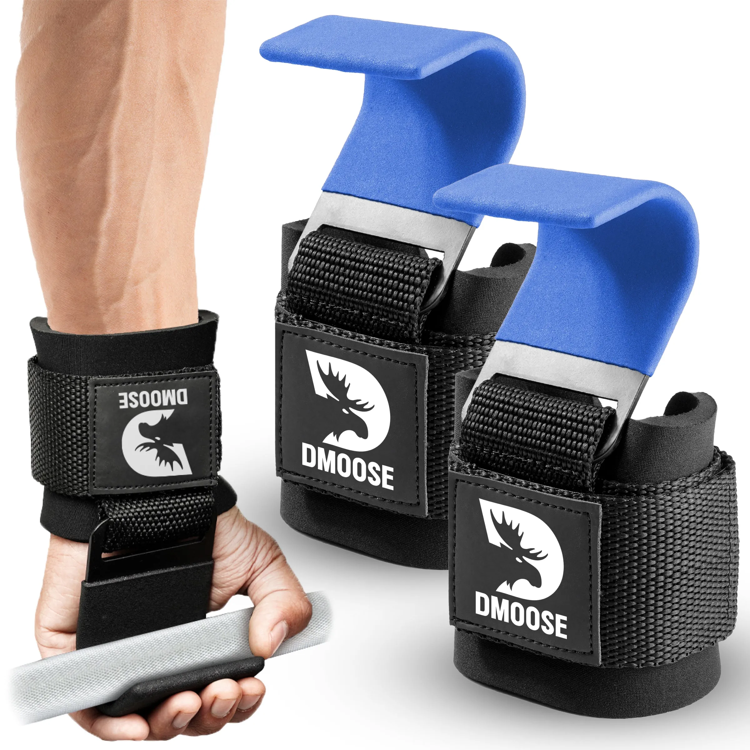 Weightlifting Hooks - Secure Grip & Wrist Support