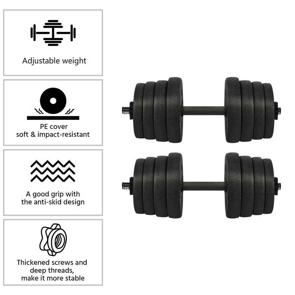 Yaheetech Dumbbell Set 30 kg / 66 lb