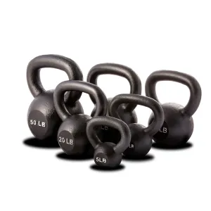 YORK Powder Coated Cast Iron Kettlebell